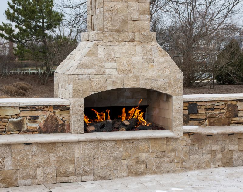 Outdoor Masonry Fireplaces